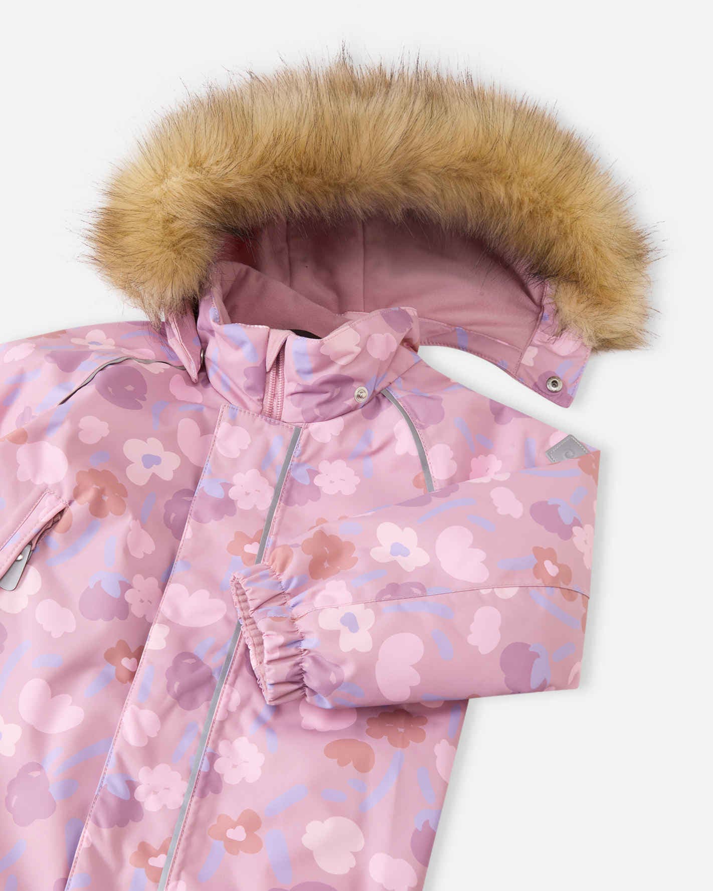 ReimaTec Winter Overall Lappi Grey Pink