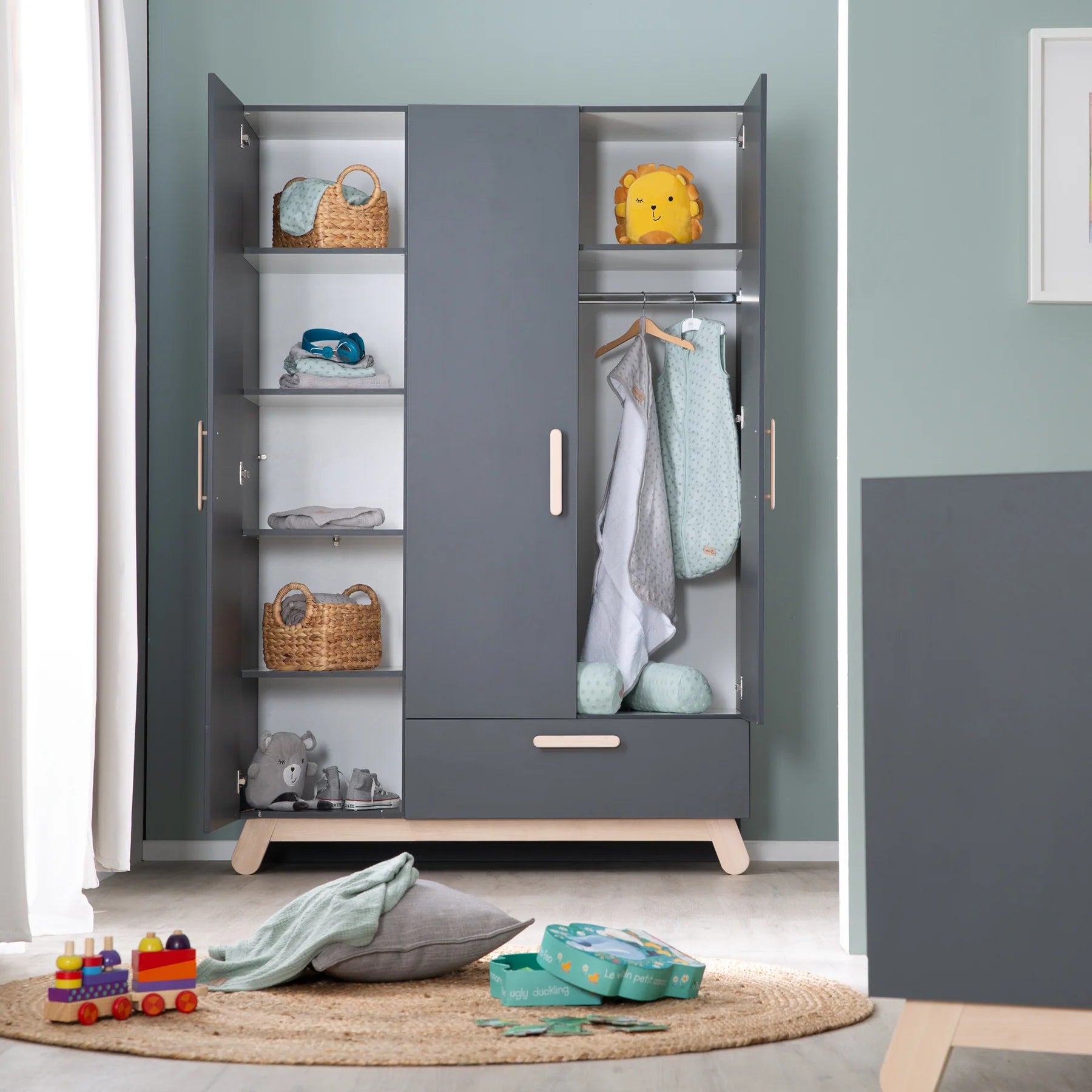 Roba Kinderzimmer Jara  anthrazit SONDERAKTION