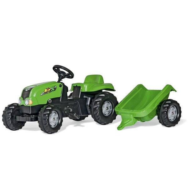 rollyKid X mit Anhänger grün