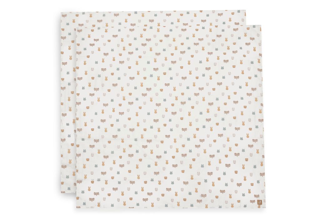 Jollein Mullwindeln Hydrophil 115 x 115cm Jollies (2pack)