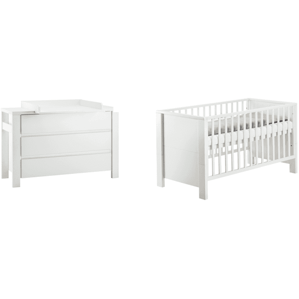 Schardt Milano Weiss Kinderzimmer Sparset extra breit