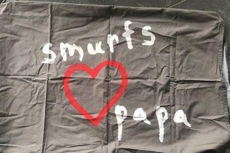 Renforcé Jugendbettwäsche CH-Grösse 160x210cm / 65x100cm die Schlümpfe