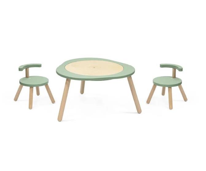 Stokke® MuTable™ Set Tisch und 2 Stühle - Clover Green