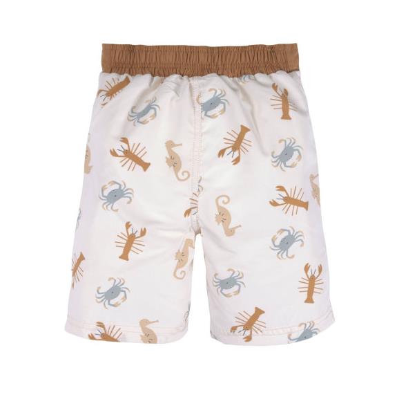 Lässig UV Badehose Kinder - Meerestiere, weiss