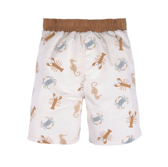 Lässig UV Badehose Kinder - Meerestiere, weiss