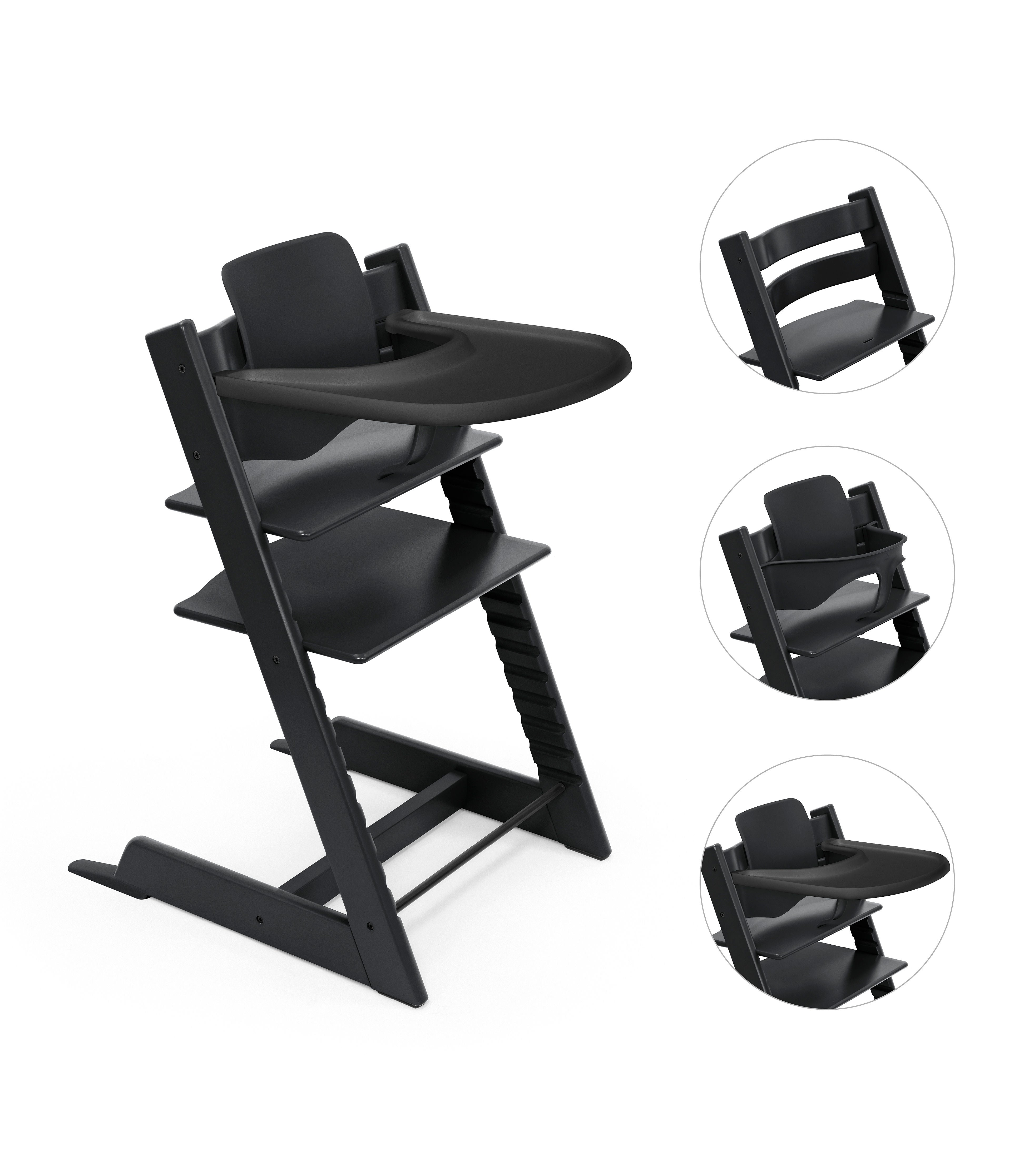 Stokke Tripp Trapp Hochstuhl Bundle mit Baby Set und Stokke Tray *PROMO*