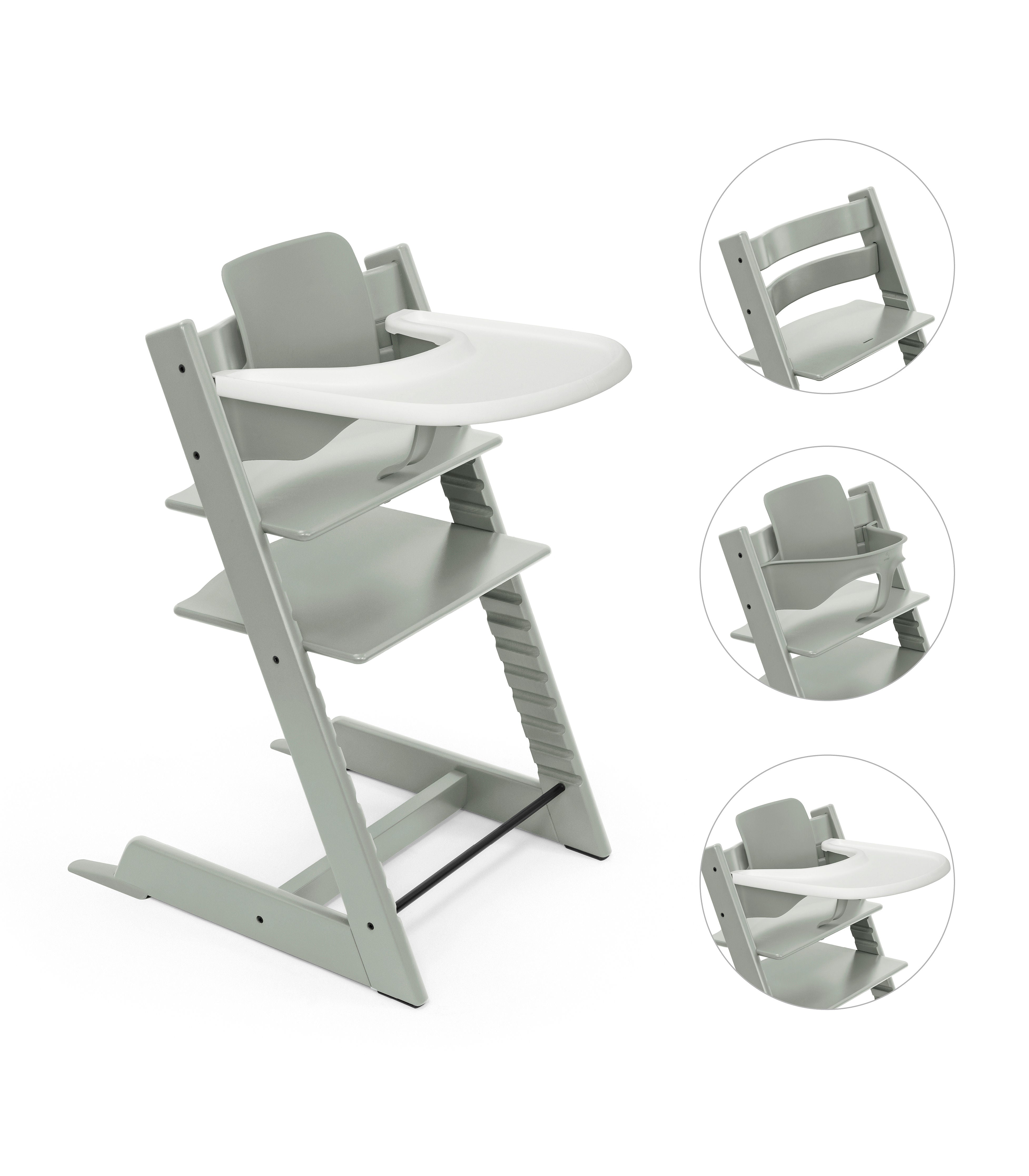 Stokke Tripp Trapp Hochstuhl Bundle mit Baby Set und Stokke Tray *PROMO*