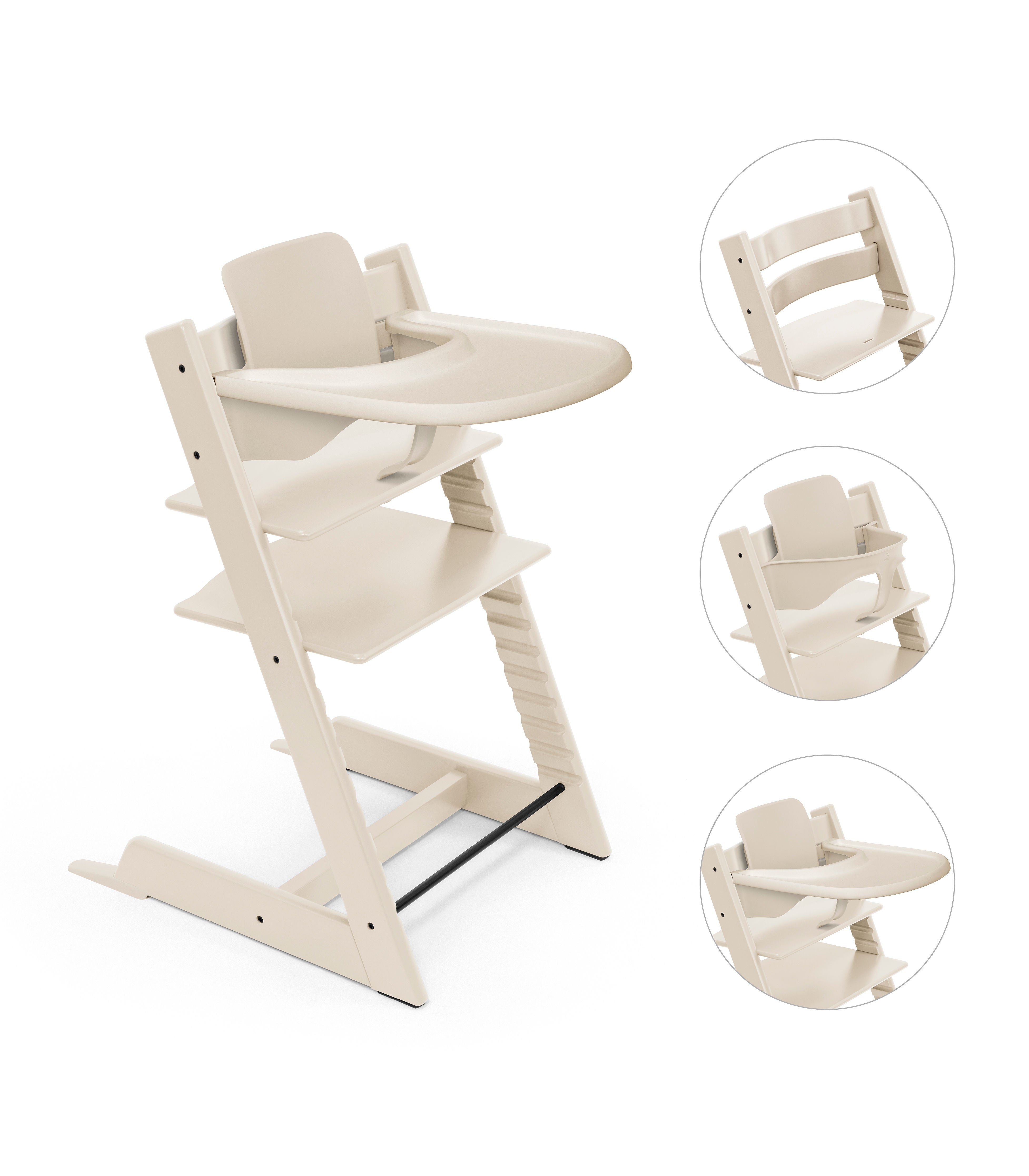 Stokke Tripp Trapp Hochstuhl Bundle mit Baby Set und Stokke Tray *PROMO*