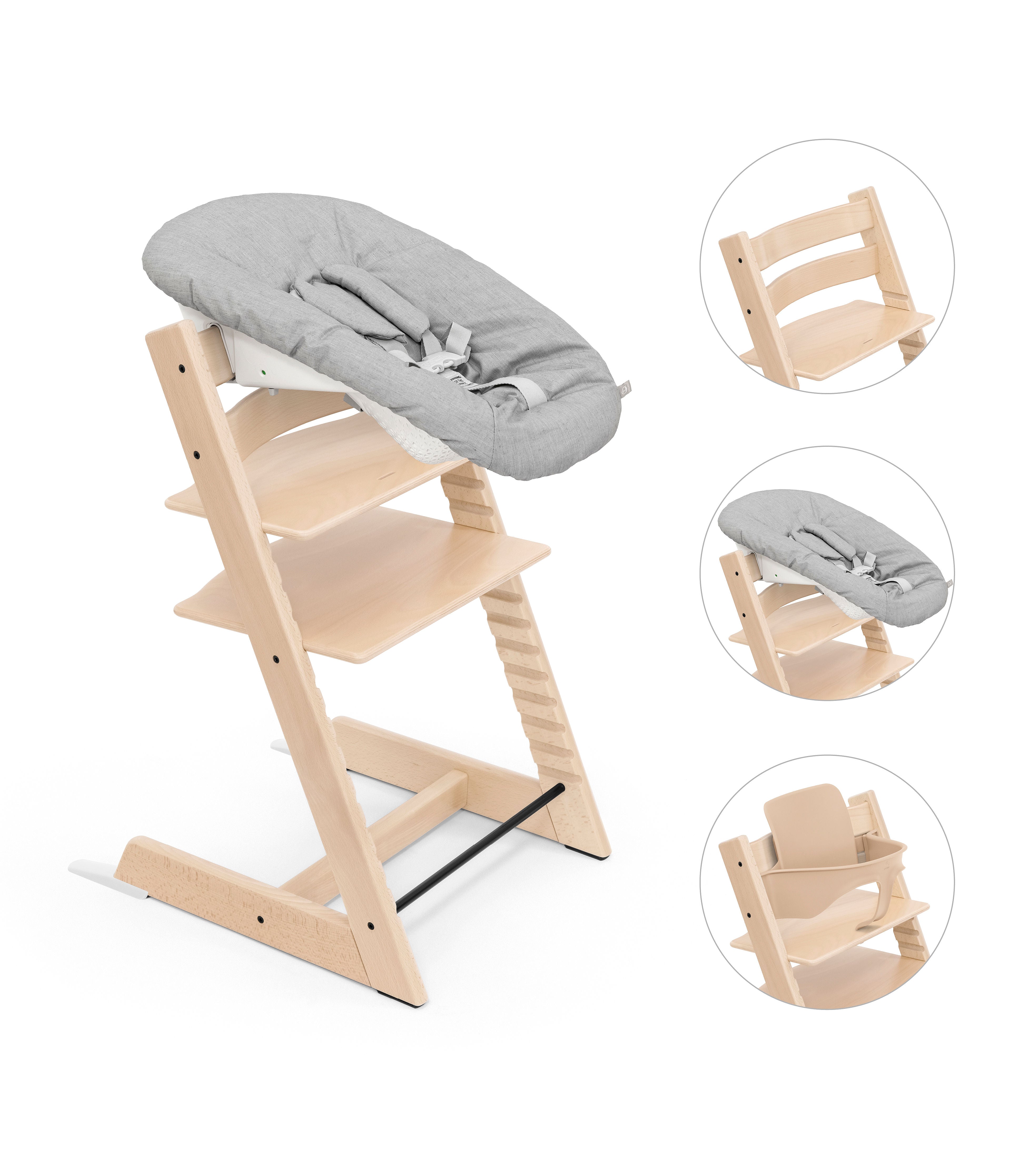 Stokke Tripp Trapp Hochstuhl Bundle mit Baby Set und Newborn Set *PROMO*