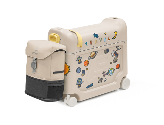 JetKids by Stokke® Travel Bundle Moonglow White