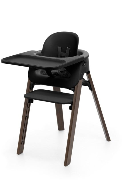 Stokke Steps Hochstuhl black / warm brown