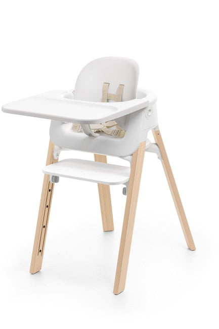 Stokke Steps Hochstuhl white / natural