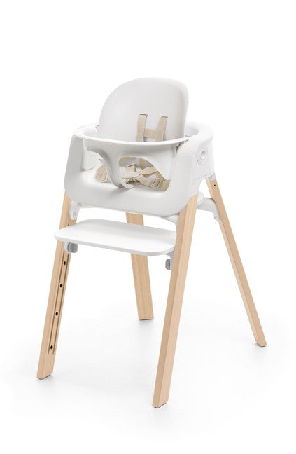 Stokke Steps Hochstuhl white / natural