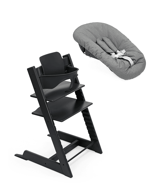 Stokke Tripp Trapp Hochstuhl Bundle mit Baby Set und Newborn Set *SONDERAKTION*