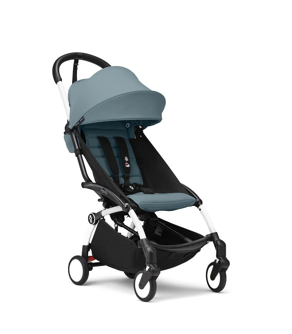 Stokke® YOYO³ Buggy mit 6+Textilset, Gestell weiss