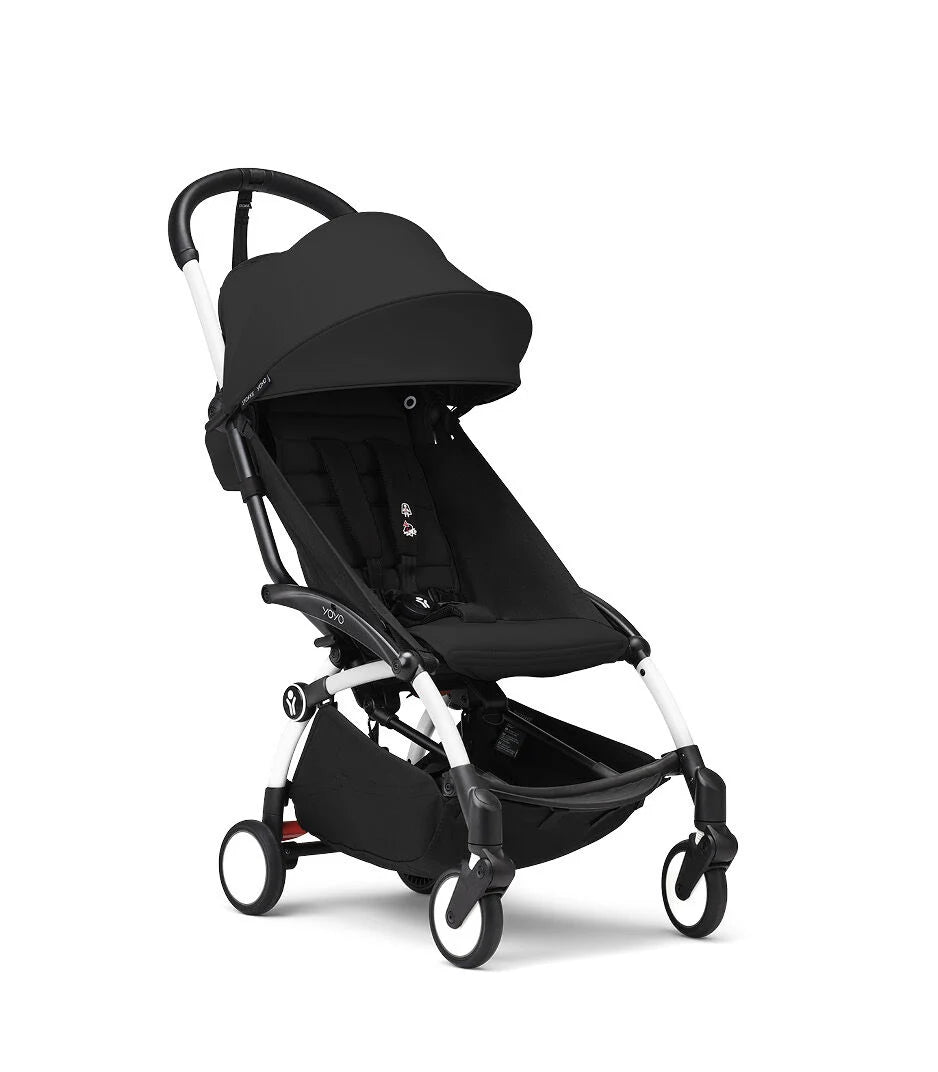 Stokke® YOYO³ Buggy mit 6+Textilset, Gestell weiss