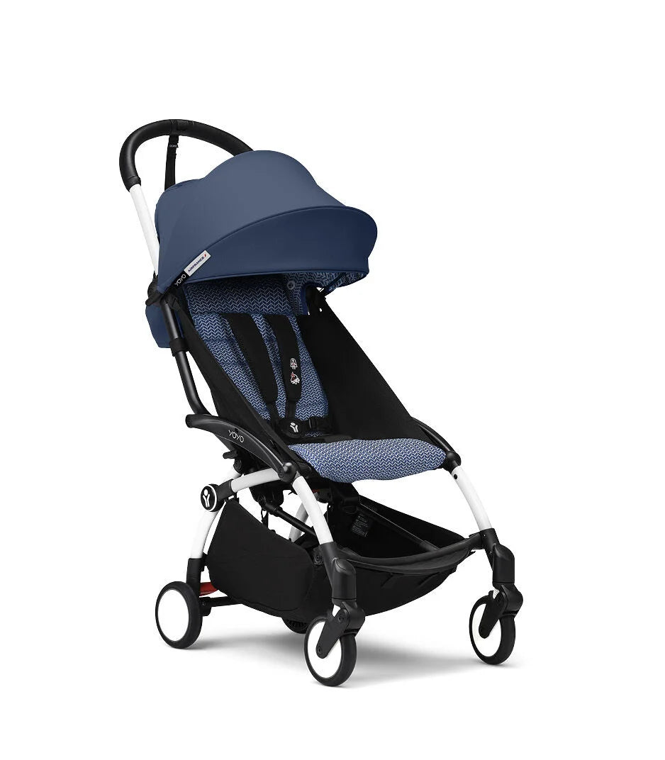Stokke® YOYO³ Buggy mit 6+Textilset, Gestell weiss