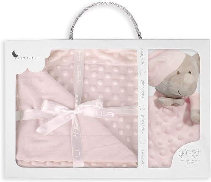 Interbaby Geschenkset Noppendecke &amp; Schmusetuch