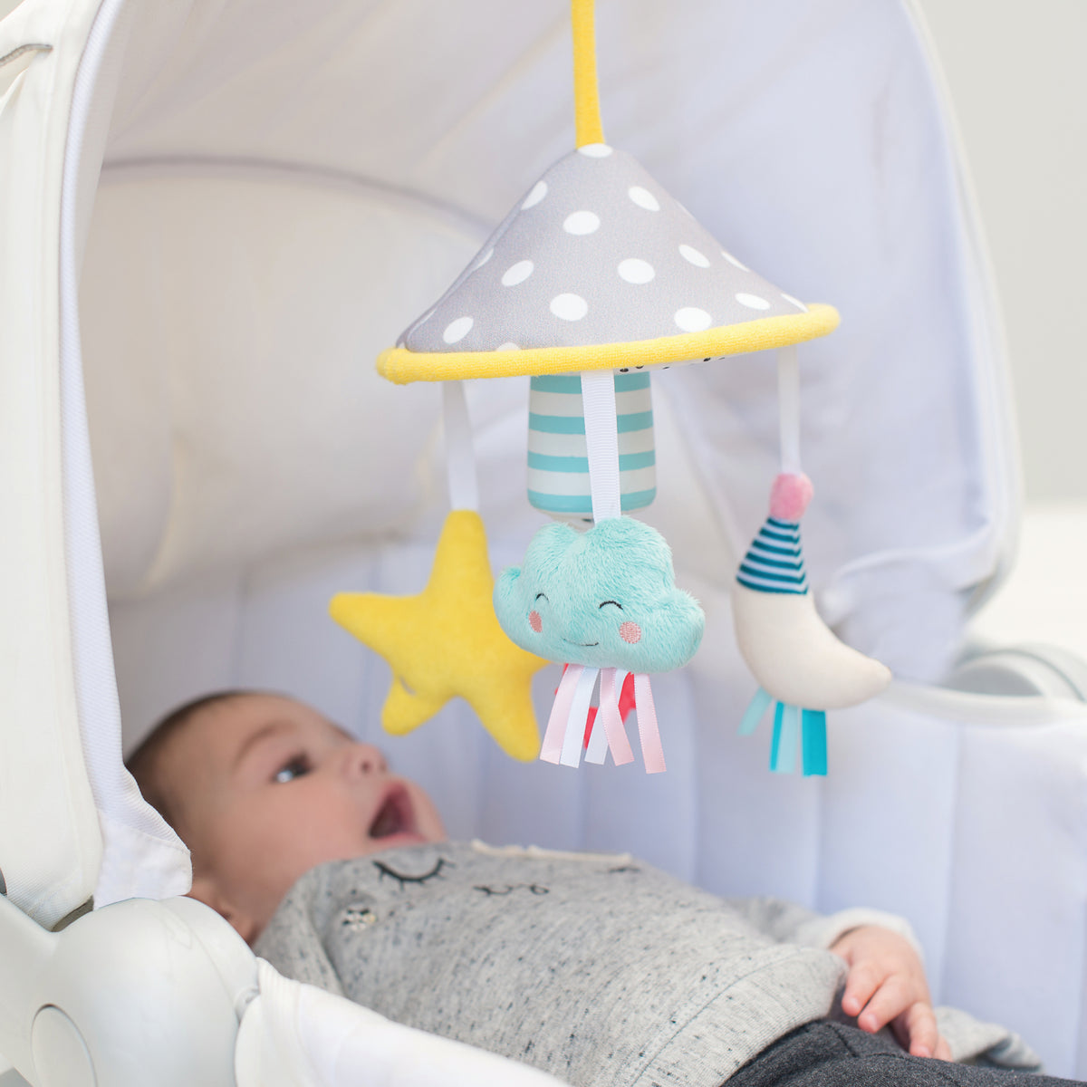 TAF TOYS Kinderwagenmobile Wolke