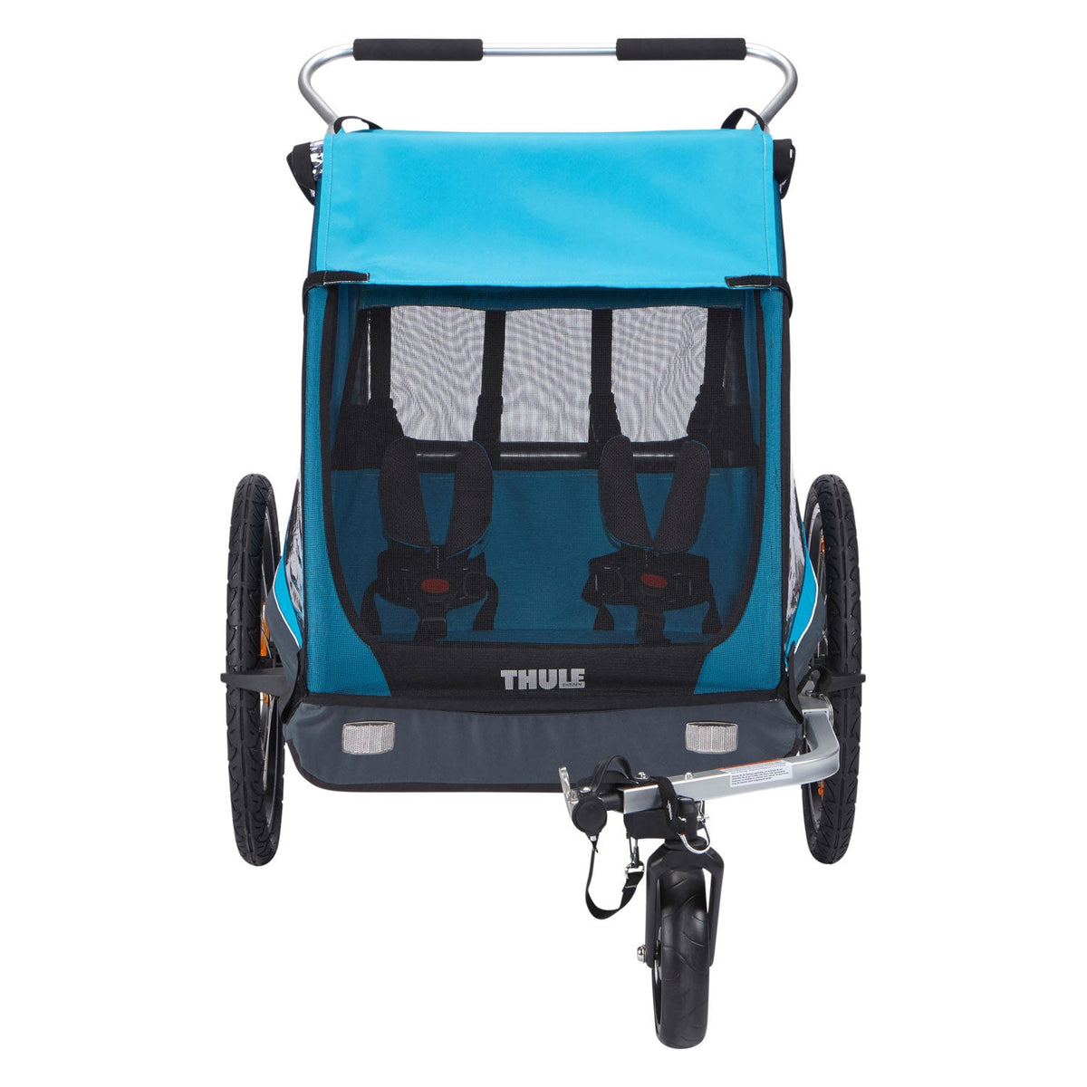 Thule Fahrradanhänger Coaster XT 2 Blue inkl. Strollerrad