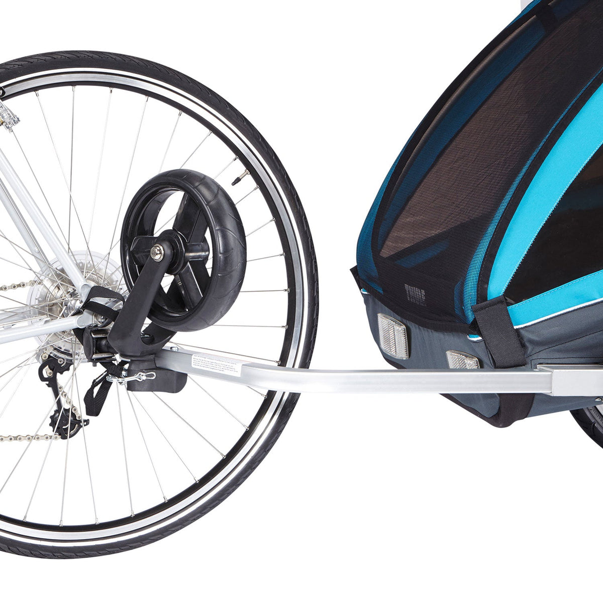 Thule Fahrradanhänger Coaster XT 2 Blue inkl. Strollerrad