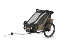 Thule Chariot Fahrradanhänger Cross 2 single alu/faded khaki