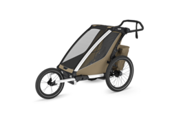 Thule Chariot Fahrradanhänger Cross 2 single alu/faded khaki
