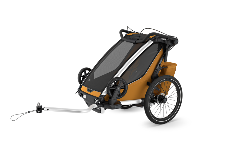 Thule Chariot Fahrradanhänger Sport 2 single alu/natural gold