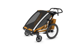 Thule Chariot Fahrradanhänger Sport 2 double alu/natural gold