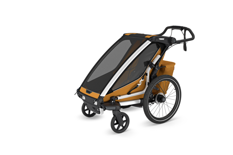 Thule Chariot Fahrradanhänger Sport 2 single alu/natural gold