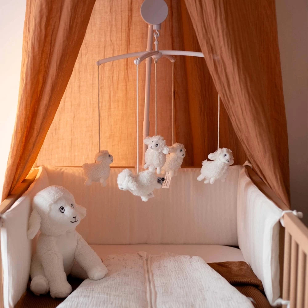 Baby Nestchen Wooly Trois Kilos Sept aus Cord Stoff
