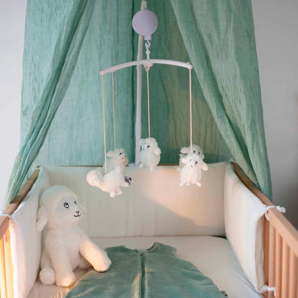 Baby Nestchen Wooly Trois Kilos Sept aus Cord Stoff