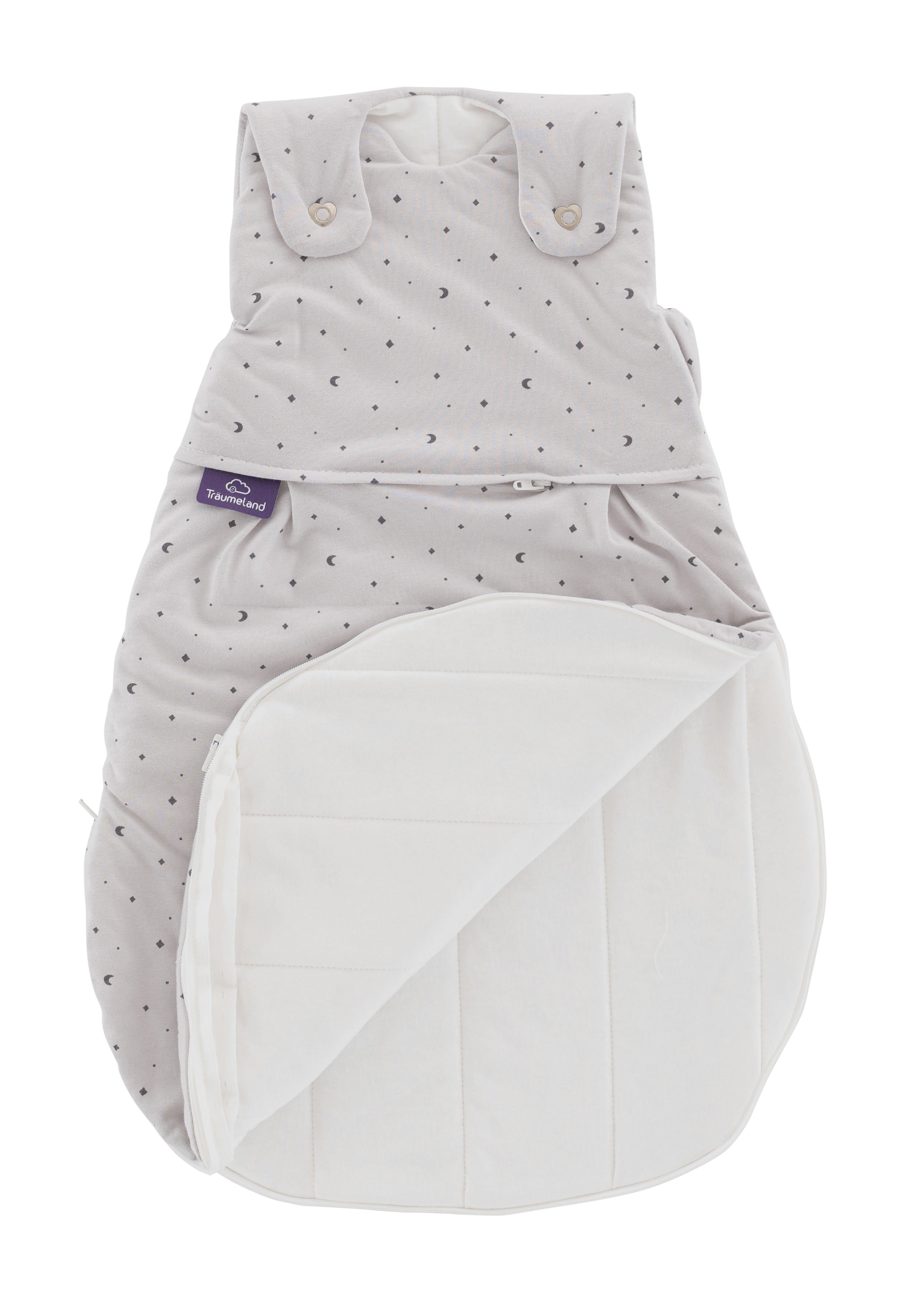 Träumeland Aussenschlafsack LIEBMICH Moon Grau
