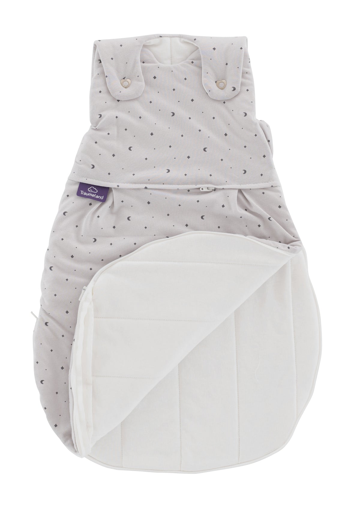 Träumeland Aussenschlafsack LIEBMICH Moon Grau