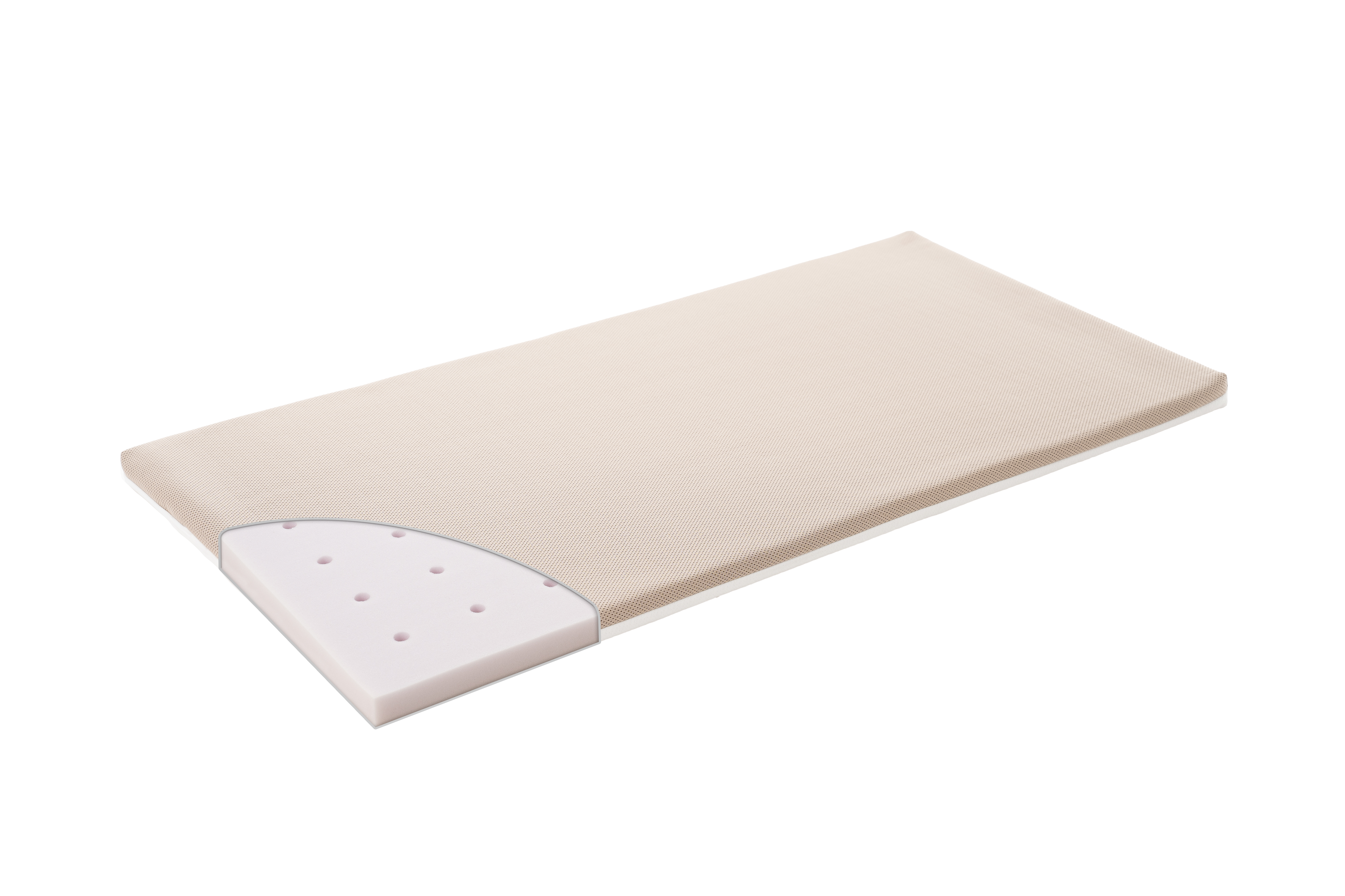 Träumeland Reisebettmatratze Air beige 60 x 120cm
