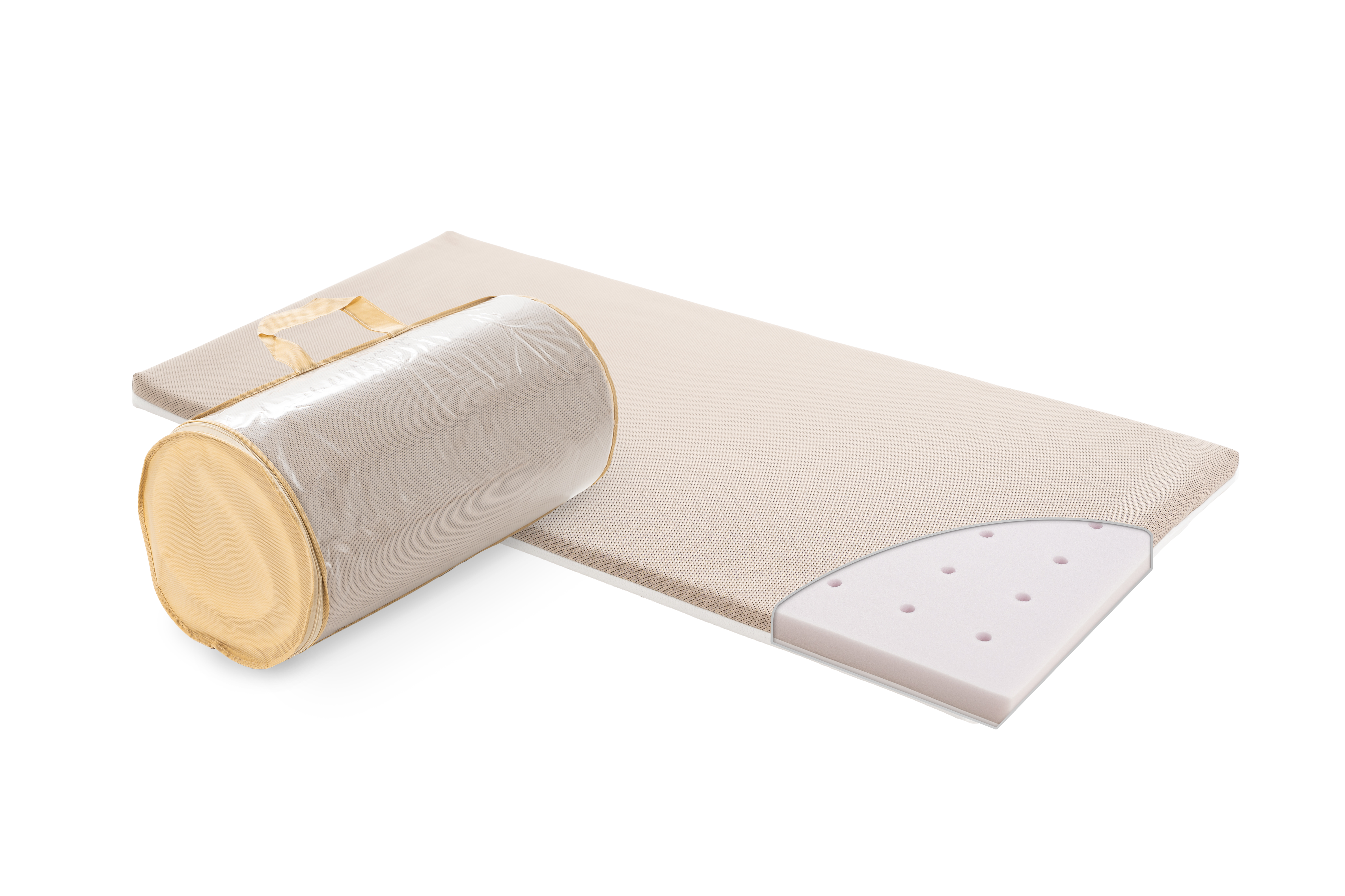 Träumeland Reisebettmatratze Air beige 60 x 120cm