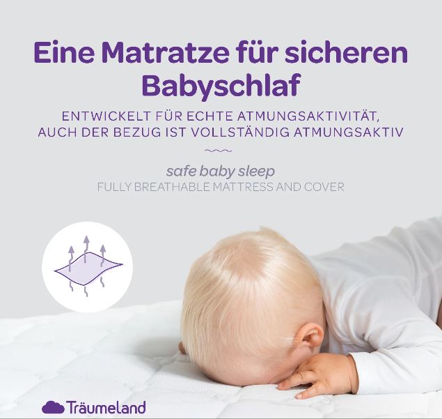 Träumeland Premium Matratze - Air Stokke V3 mini 59 x 76,5 cm, rund