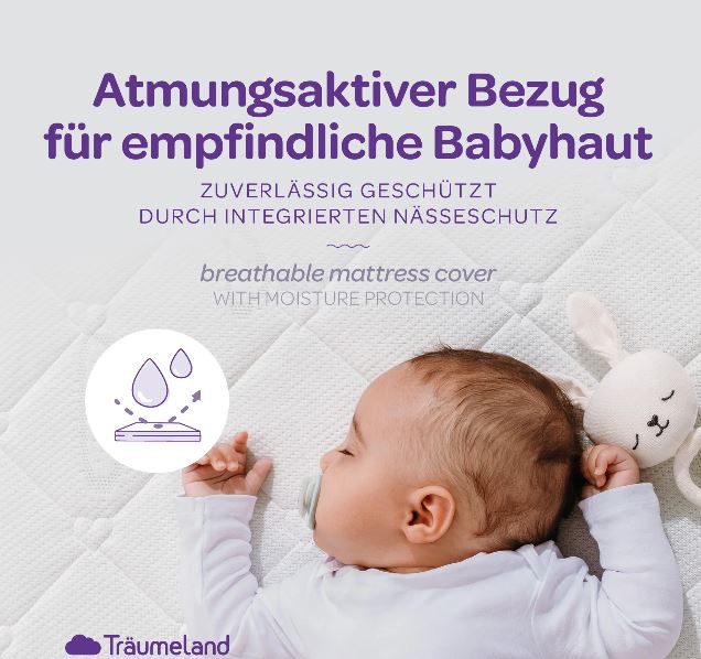 Träumeland Premium Matratze - Air Stokke V3 mini 59 x 76,5 cm, rund
