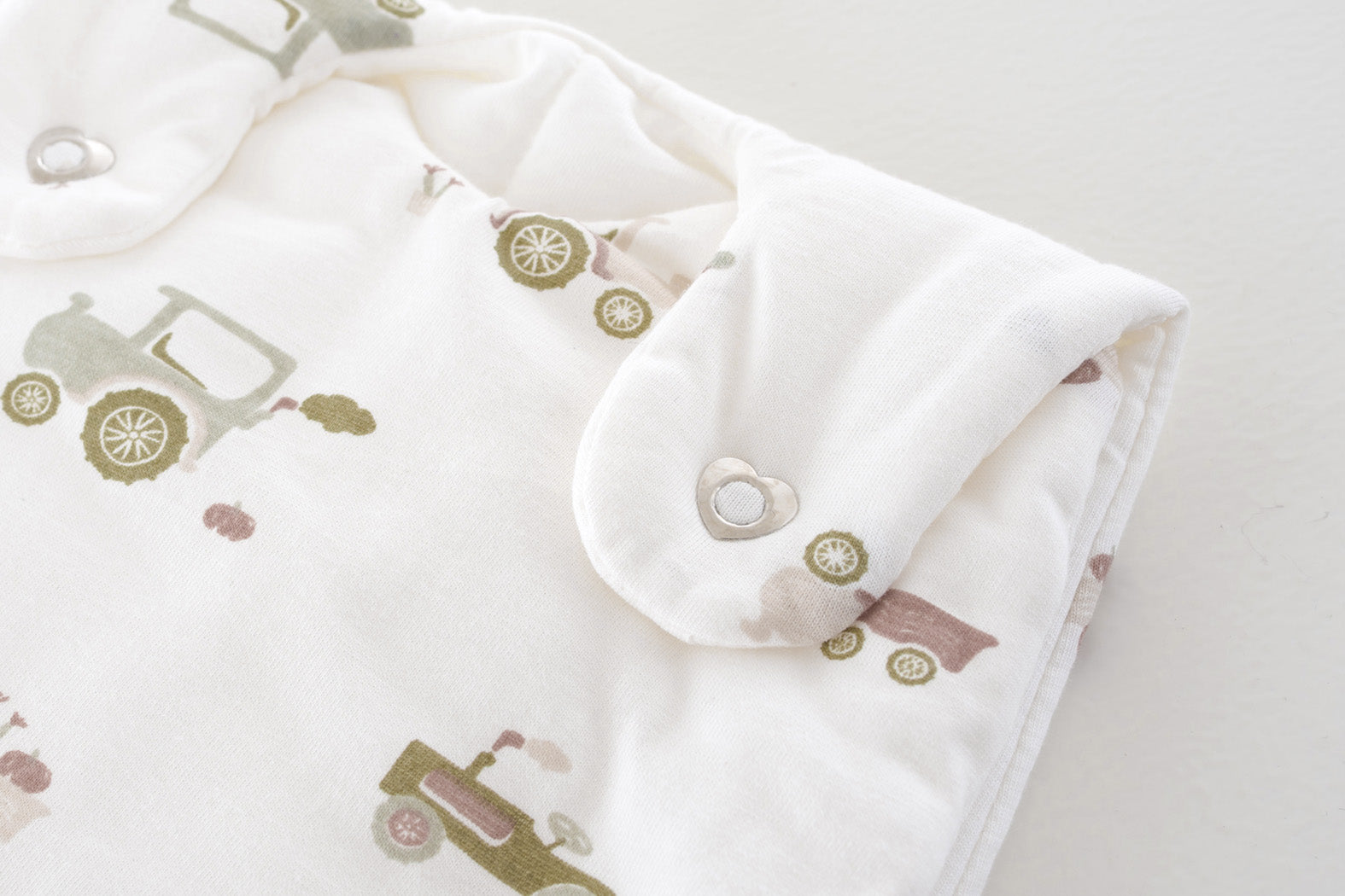 Träumeland Ganzjahresschlafsack LIEBMICH 3tlg. Set Little Farm grün