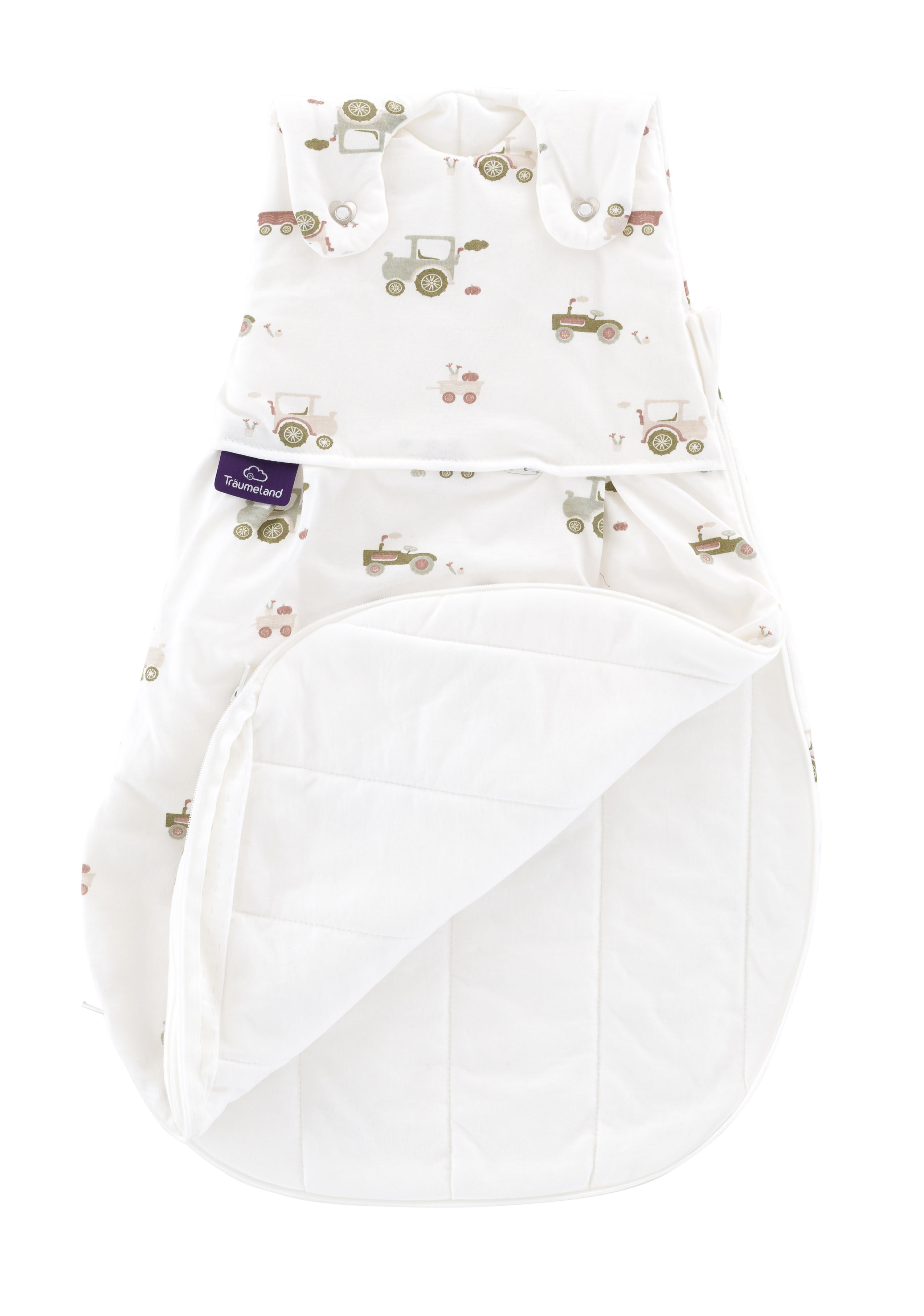 Träumeland Ganzjahresschlafsack LIEBMICH 3tlg. Set Little Farm grün