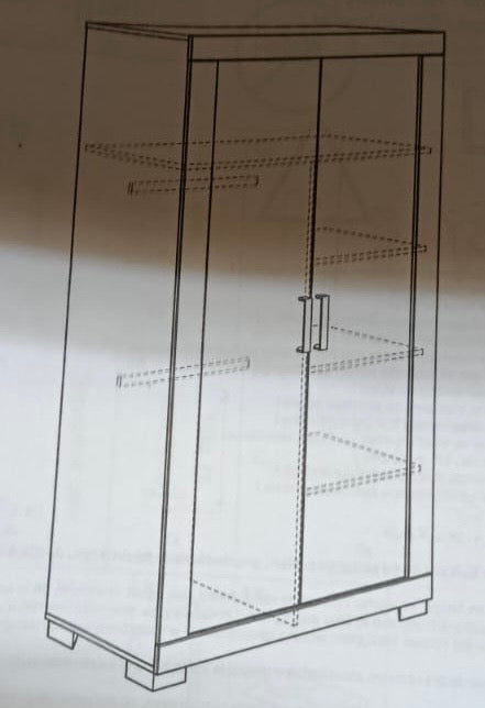 Kinderzimmer Heidy grey 5-teilig mit 4tlg. Bettset und Matratze