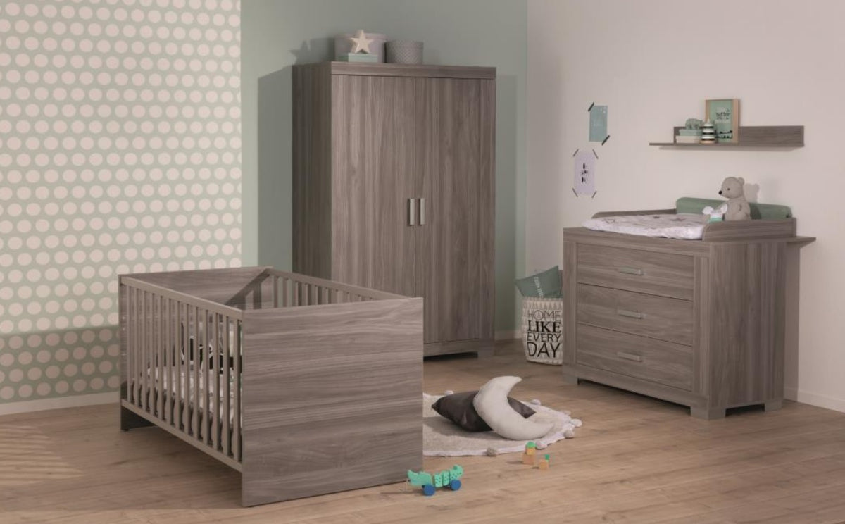 Kinderzimmer Heidy grey 5-teilig