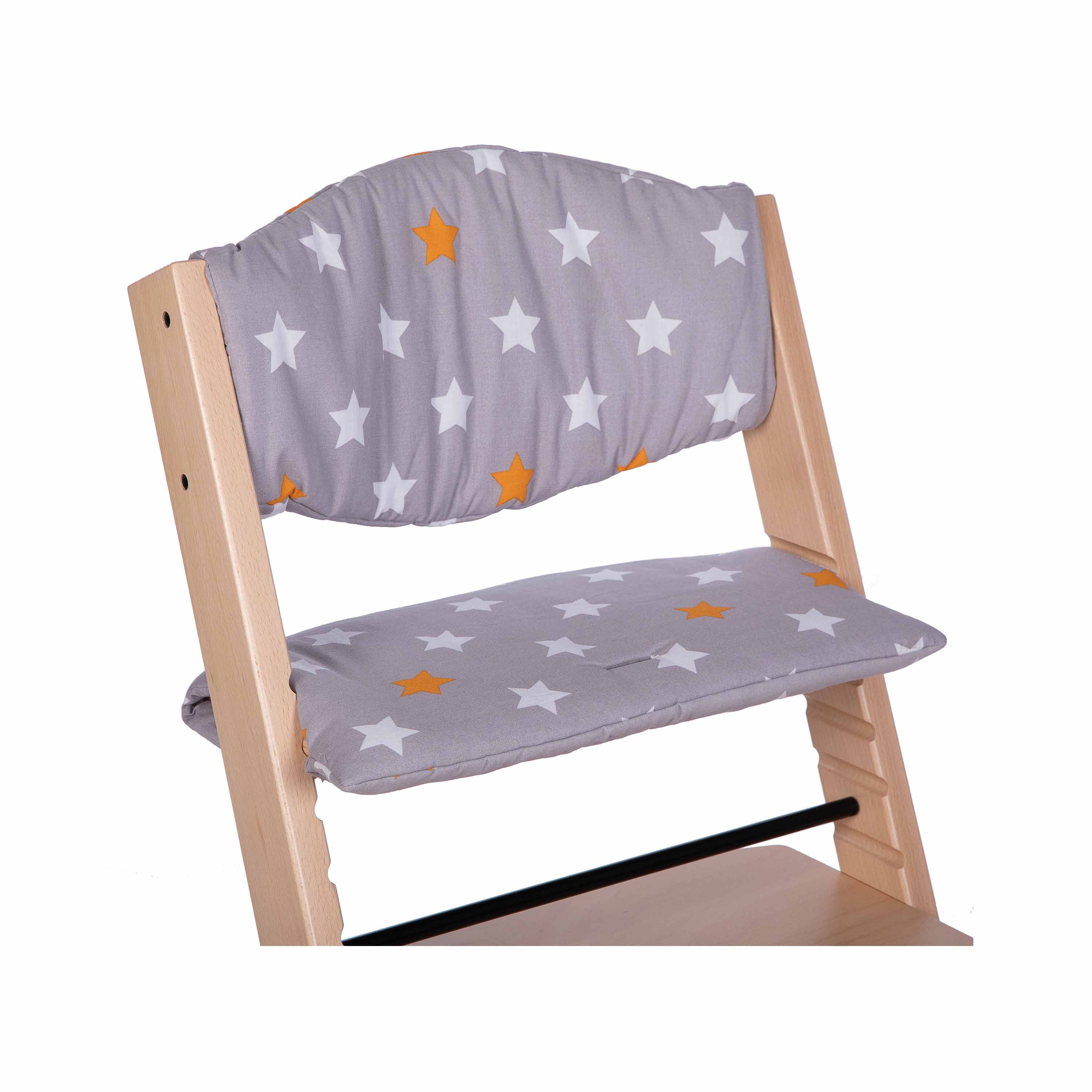 Treppy Hochstuhl Bundle Aktion mit Kissen weiss