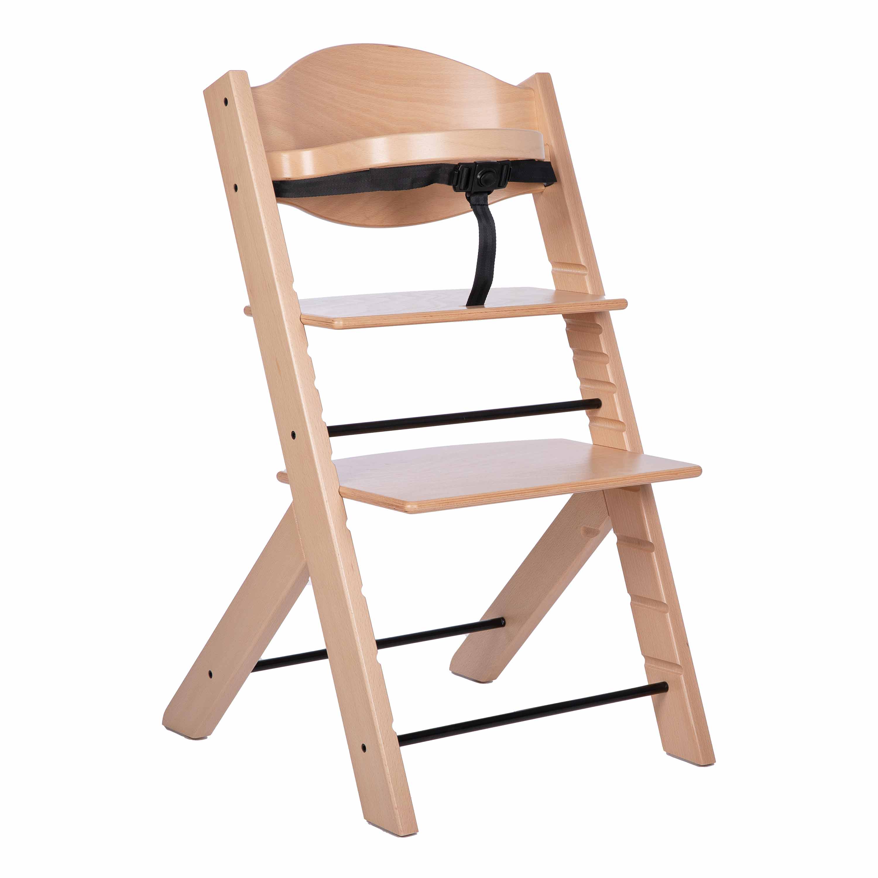 Treppy Hochstuhl Bundle mit Kissen Natural
