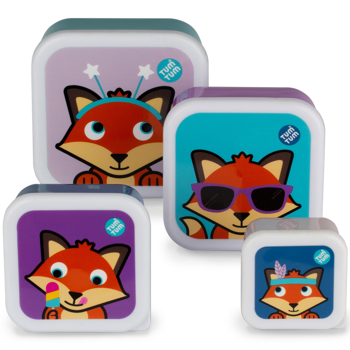 TUM TUM Snackboxen Set 4Stk.