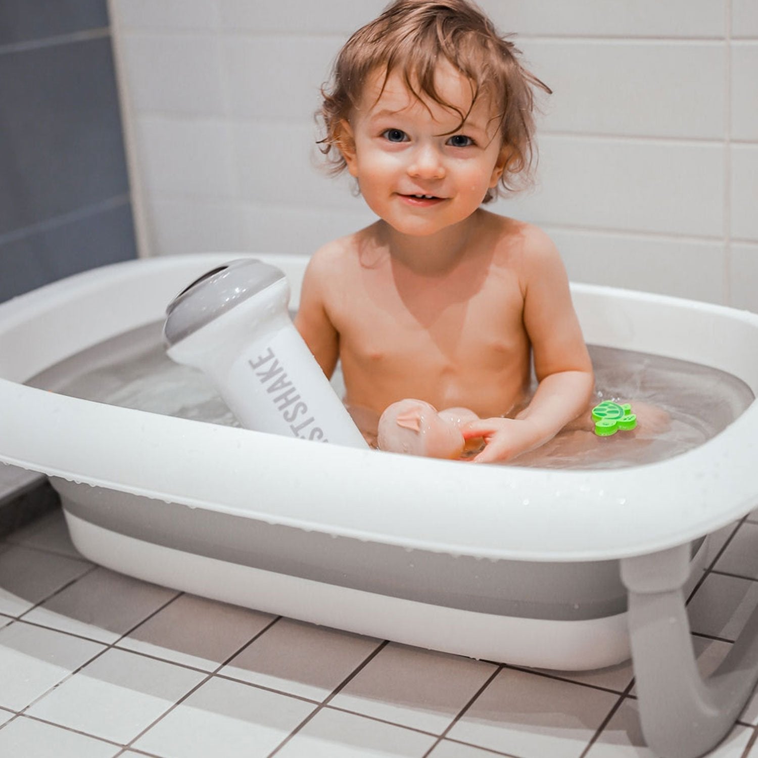 Twistshake Badewanne zusammenklappbar mit Einlagekissen