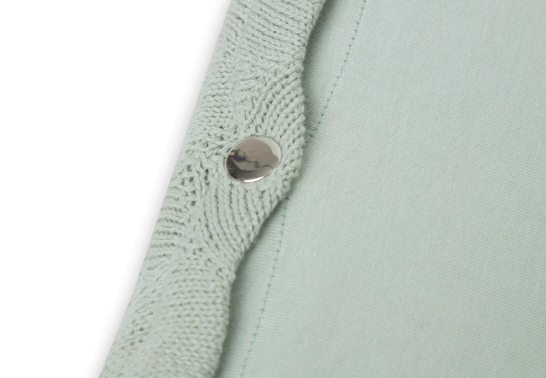 Jollein Wickelauflagenbezug 50x70cm Shell Knit Sea Foam