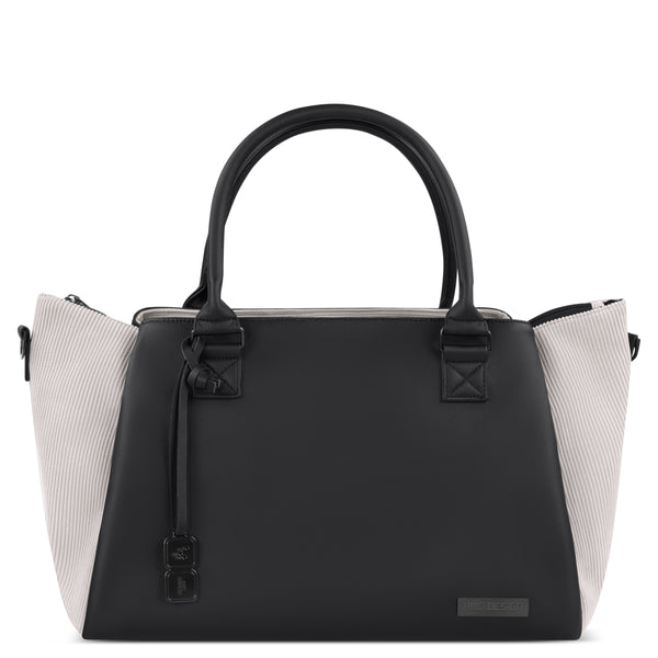 Halfmoon Bag Damen MOON V-SHAPE BAG Onyx – Wickel Produktbild-Vorschau 5