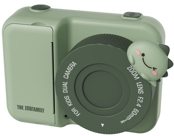 The Zoofamily Kinderkamera P2- Zoo Print Dino