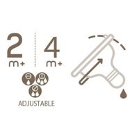 Flaschensauger ORIGINAL TOUCH, Kautschuk, variabler Fluss, 2 Stk. - 2m+